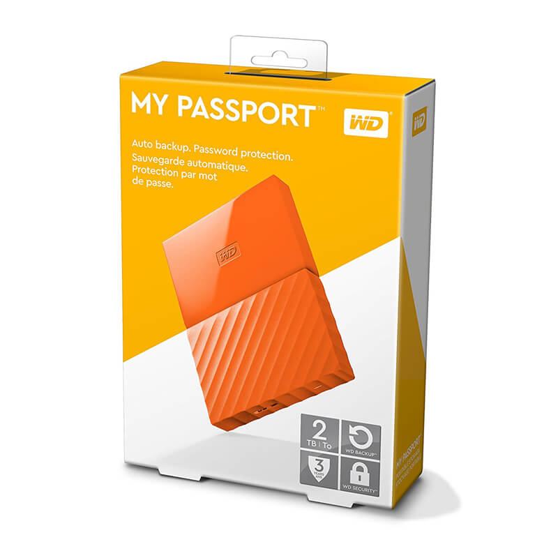 Western Digital My Passport 2TB (Orange)